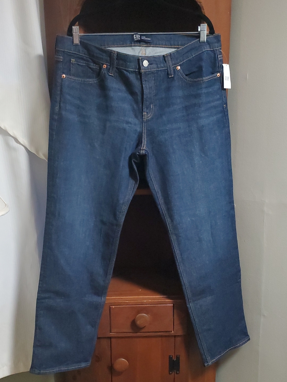 NWT GAP Women's Dark Blue 90s Straight-Leg Jeans